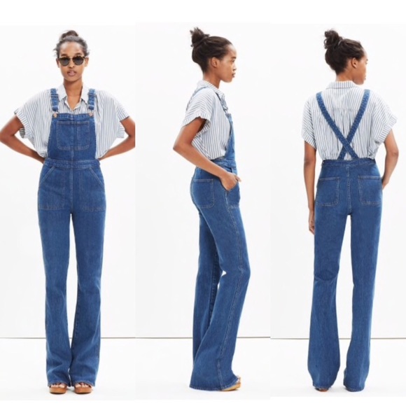 flare overall pants